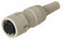 MAK 8100 S gniazdo na kabel z ryglowaniem (gwint M16x0.75), 8 stykowe wg DIN 41 524 (styki 1 do 5), Hirschmann, 930538517, 930 538-517, MAK8100S